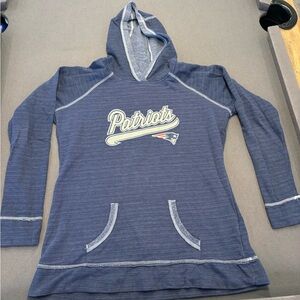 Women’s patriots long sleeve hoodie t-shirt